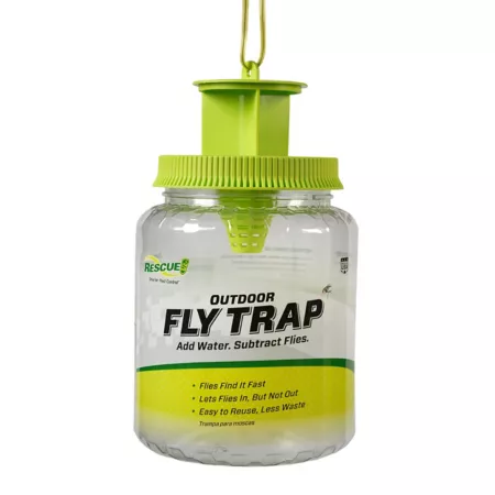 Rescue Fly Trap with Attractant Reusable Insect Traps