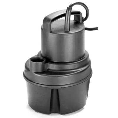 Pool-Care 6 MSP Utility/Pool Pump, Removes Water Down to 1/8 in.
