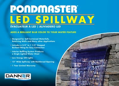 Image showing  LED Lighted Spillway, 12 in., 12V