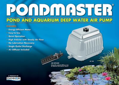 Pondmaster AP-60 Air Pump, Energy Efficient Motor, Quiet
