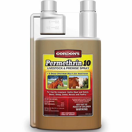 Gordon's Permethrin 10 Livestock and Premise Insecticide Spray, 32 oz.