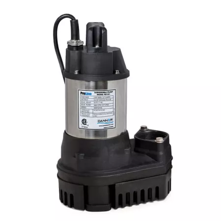 Pondmaster 1/6 HP Proline HFS Electric Submersible Pump 31 GPM Continuous Duty Solids Handling Utility Pumps