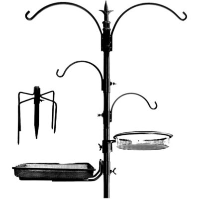 Ashman Premium Bird Feeding Station Kit, A Multi Bird Feeder Hanging Kit and Bird Bath for Attracting Wild Birds