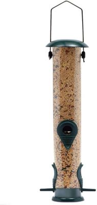 Ashman 2 lb. Spacious Metal Bird Feeder