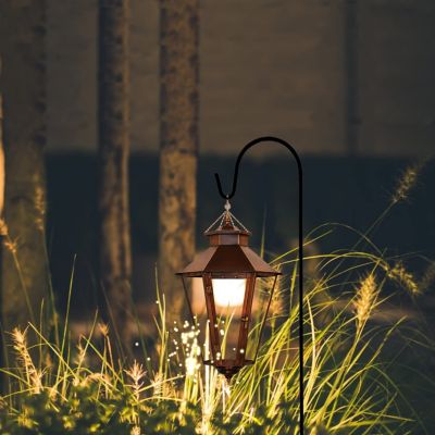 Image showing  Shepherds Hook (8 Pack) 35-Inches, Made of Premium Metal for Hanging Solar Light, Bird Feeders.