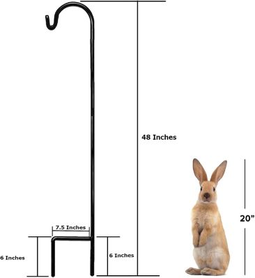 Image showing 5 th Ashman 48 in. Steel Shepherd Hook