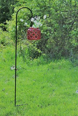 Image showing  Shepherd Hook 48-Inches (2 Pack), Rust Resistant Steel Hook Ideal for Weddings, Hanging Plant Baskets, Lanterns, Feeders