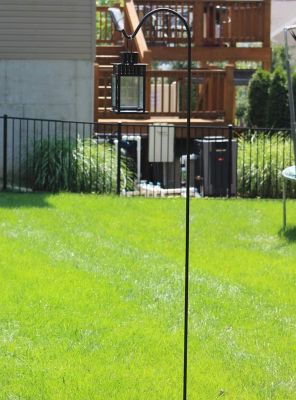 Image showing  Shepherd Hook (3 Pack) 92 in. Solid Metal Single pc. Hook, Rust Resistant, Hanging Plant Baskets.