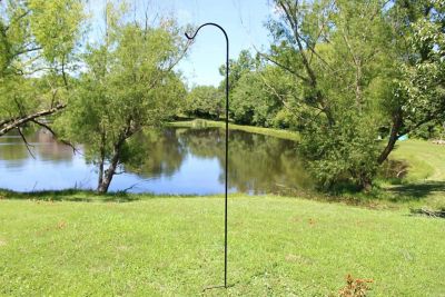 Image showing  Shepherd Hook (1 Pack) 92-Inches, Solid Metal Single pc. Hook, Rust Resistant, Hanging Plant Baskets.