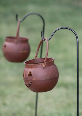 Image showing  Adjustable KD Shepherd's Hooks (2 Pack), for Hanging Bird Feeders, Lanterns, Garden Stakes, and Wedding Decor.