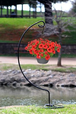 Image showing  Shepherd Hook Stand 1 pk., Bird Cage Stand, Outdoor and Indoor Flower Basket, Patio Plant and Bird Feeders.