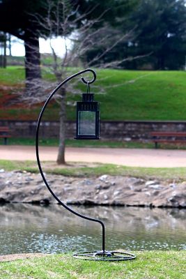 Image showing  Shepherd Hook Stand 1 pk., Bird Cage Stand, Outdoor and Indoor Flower Basket, Patio Plant and Bird Feeders.