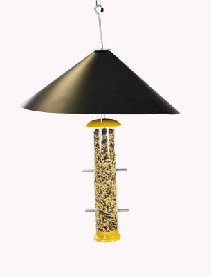 Image showing  Squirrel Proof Baffle - Squirrel Protection for Bird Feeders Protects Bird Houses from Squirrels.