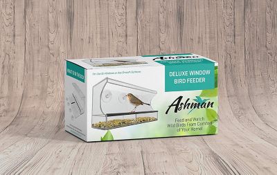 Image showing 5 th Ashman Deluxe Window Bird Feeder, Spacious Design, Long Lasting, Indoor/Outdoor Fill