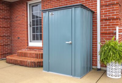 Arrow 4 ft. x 3 ft. Spacemaker Patio Shed, Juniper Berry