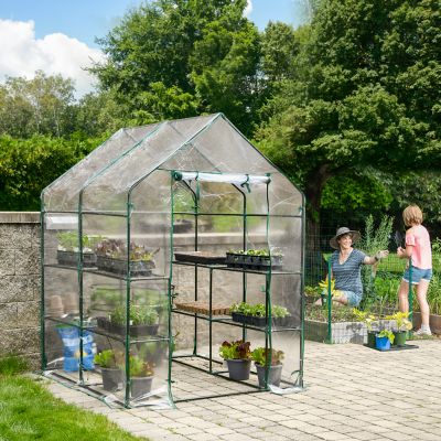 Image showing 9 th Miracle-Gro Mini Greenhouse 4.6 x 4.6 x 6.4ft.