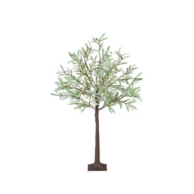 Everlasting Glow 4 ft. Olive Tree with 143 LED Lights