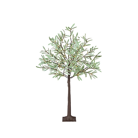 Everlasting Glow 4 ft. Olive Tree with 143 LED Lights