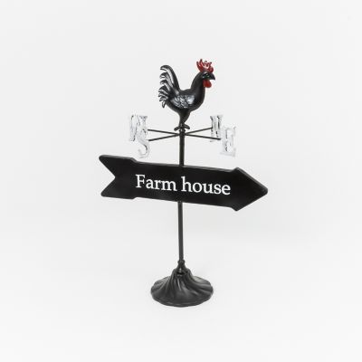 GIL 20.5 in. Metal Rooster Weather Vane, 2627820EC