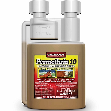 Gordon's Permethrin 10 Livestock and Premise Insecticide Spray, 8 oz.