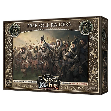 CMON A Song of Ice & Fire: Tabletop Miniatures Game Free Folk Raiders Unit Box, SIF401