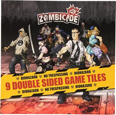 CMON Zombicide: 9 Double Sided Game Tiles, GUG0005