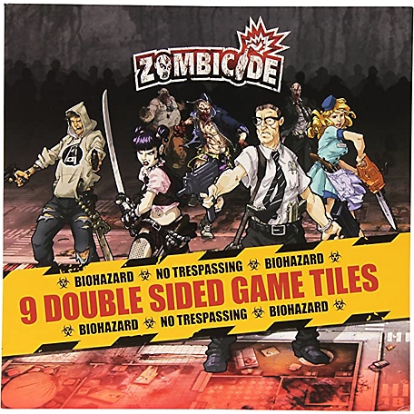 CMON Zombicide: 9 Double Sided Game Tiles, GUG0005