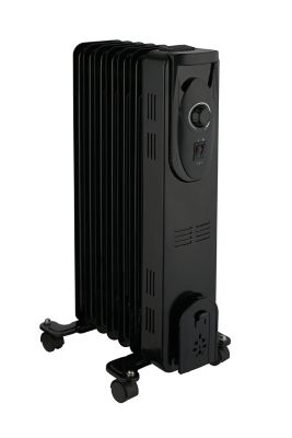 Image showing  Electric Deluxe Oil-Filled Heater, 150 sq. ft., 5,120 BTU, 1500W