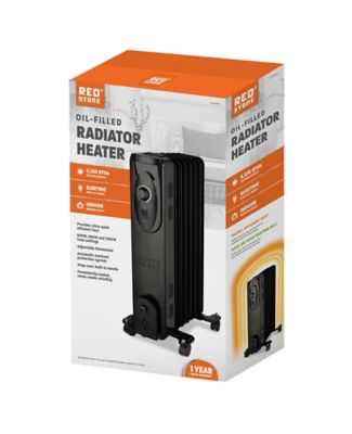 Image showing 9 th RedStone Electric Deluxe Oil-Filled Heater, 150 sq. ft., 5,120 BTU, 1500W