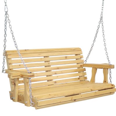 Sunnydaze Decor TRADITIONAL WOODEN PORCH SWING