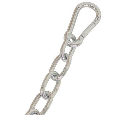 Image showing 5 th Sunnydaze Decor 2-Person Traditional Wooden Porch Swing with Hanging Chains, 395 lb. Capacity, 58.5 in., Brown