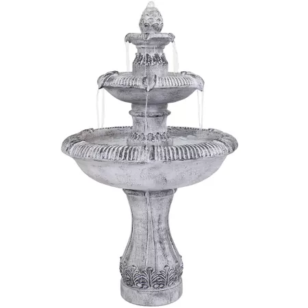 Sunnydaze Decor Mediterranean-Inspired 3-Tier Fountain FWD-426 Fountains