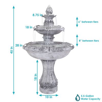 Image showing  Mediterranean Inspired 3 Tier Fountain, FWD-426