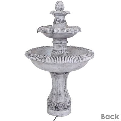 Image showing 6 th Sunnydaze Decor Mediterranean Inspired 3 Tier Fountain, FWD-426