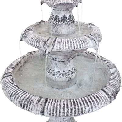 Image showing 7 th Sunnydaze Decor Mediterranean Inspired 3 Tier Fountain, FWD-426