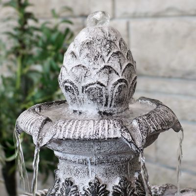 Image showing 9 th Sunnydaze Decor Mediterranean Inspired 3 Tier Fountain, FWD-426