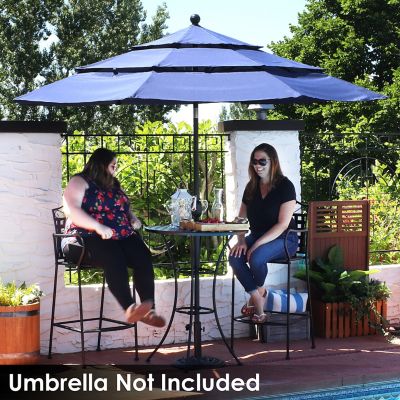 Image showing  Outdoor Scrolling Wrought Iron Bar Set