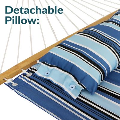Image showing 6 th Sunnydaze Decor 130 in. 2-Person Quilted Fabric Hammock Pillow