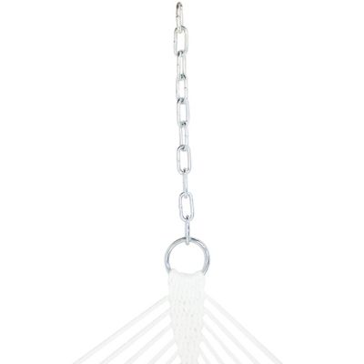 Image showing 6 th Sunnydaze Decor 12 ft. Quilted Fabric Hammock Bed with Stand