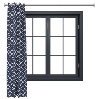 Sunnydaze Decor Designer Eyelet Indoor/Outdoor Light Filtering Curtain Panel with Grommet Top - 52 x 108