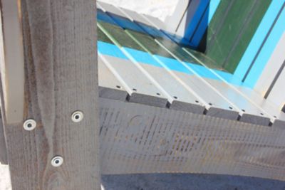 Image showing  Solid Cedar Extra Wide Adirondack Chair