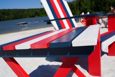 Image showing  Solid Cedar Extra Wide Adirondack Chair