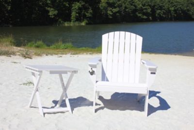 Image showing  Solid Cedar Extra Wide Adirondack Chair
