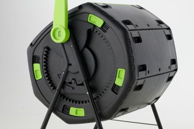 Image showing  48 lb. Geared Two Compartment Compost Tumbler