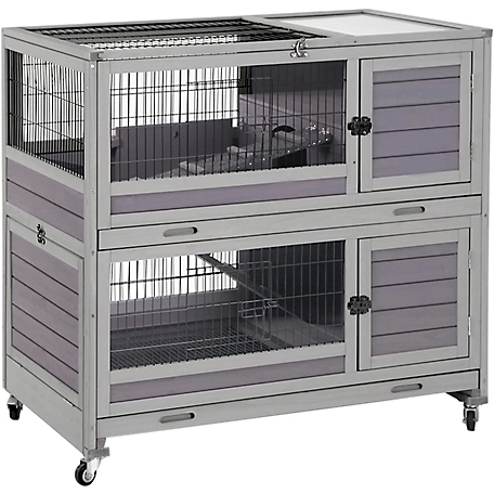 Aivituvin Rabbit Hutch Outdoor Bunny Cage, AIR18