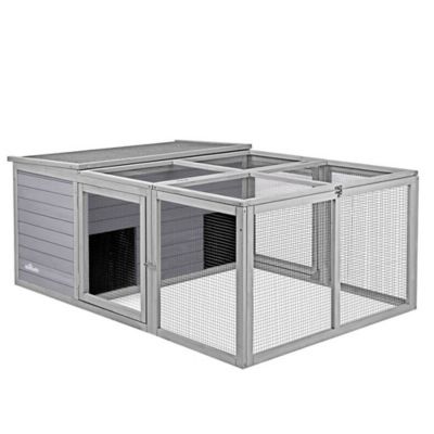 Aivituvin Outdoor Waterproof Rabbit Hutch with Runs