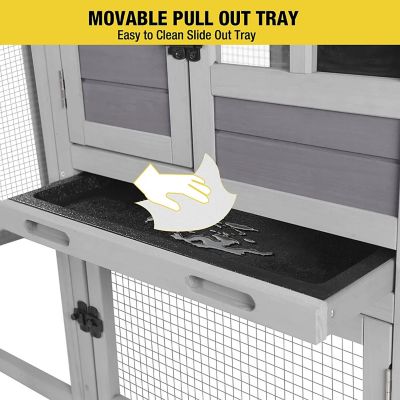 Image showing  2-Story Indoor/Outdoor Big Bunny Cage with No-Leak Tray, 36 in. x 52 in. x 25 in.