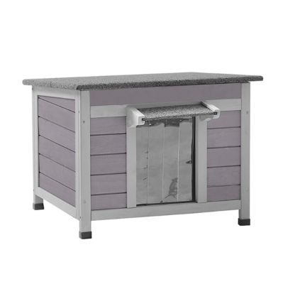 Image showing 6 th Aivituvin Indoor/Outdoor Wooden Cat House, AIR12-B