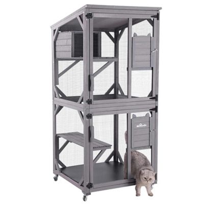 Aivituvin Cat House, Outdoor Cat Catio, AIR22