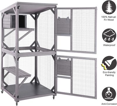 Image showing  Outdoor Cat House Catio